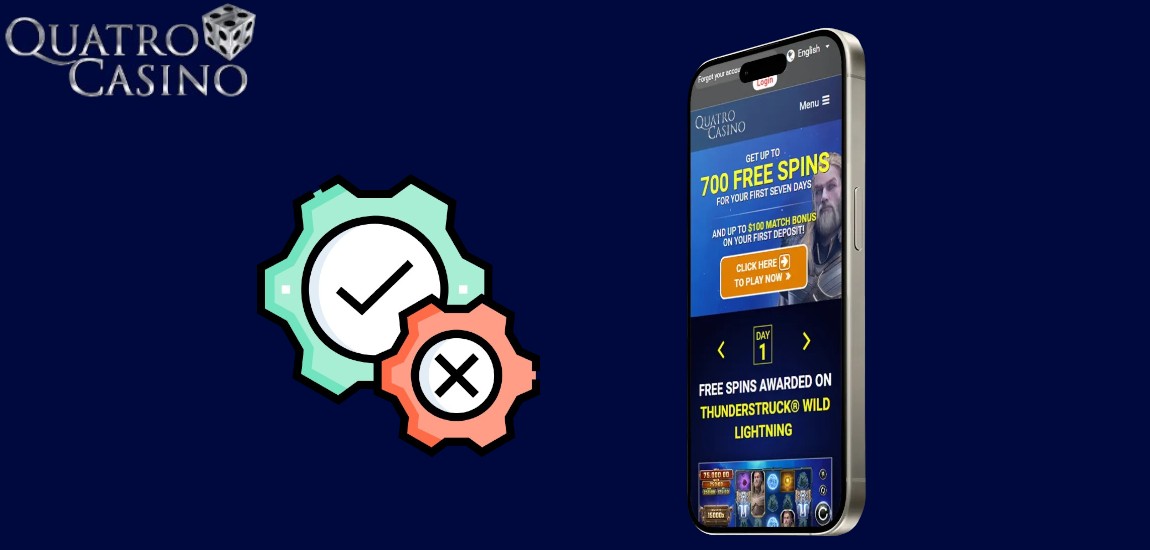 Mobile casino functionality