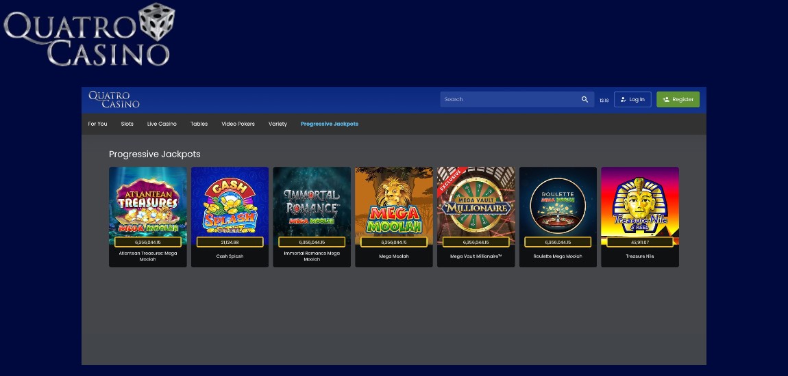 Progressive Jackpot Games